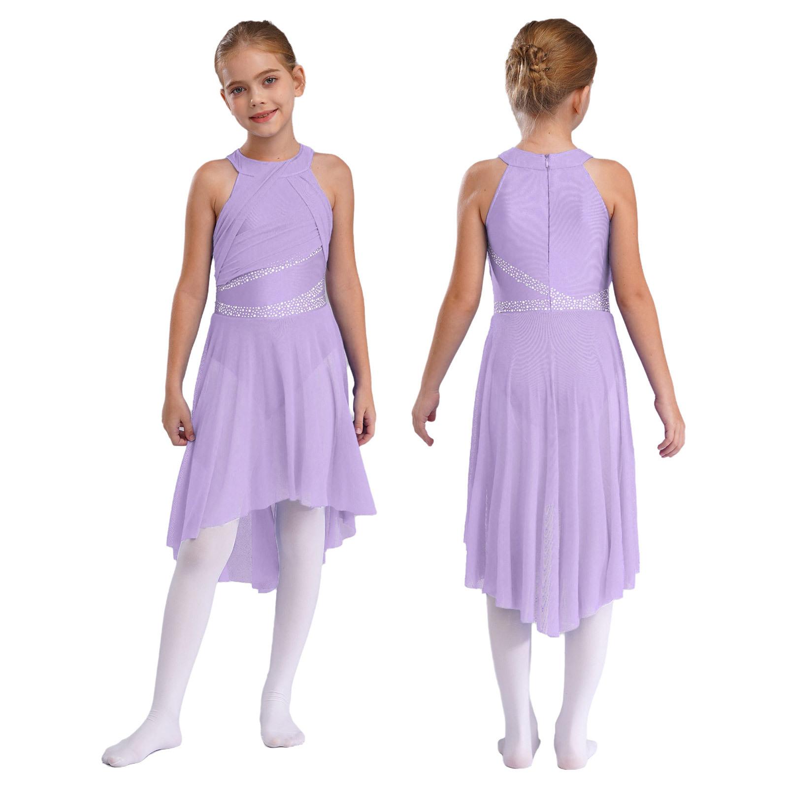 Kids Girls Sparkling Latin Dance Dress - Sleeveless Rhinestone Ruched Leotard for Modern Dance 5-6 Years рожевий
Kids Girls Sparkling Latin Dance Dress - Sleeveless Rhinestone Ruched Leotard for Modern Dance 5-6 Years рожевий