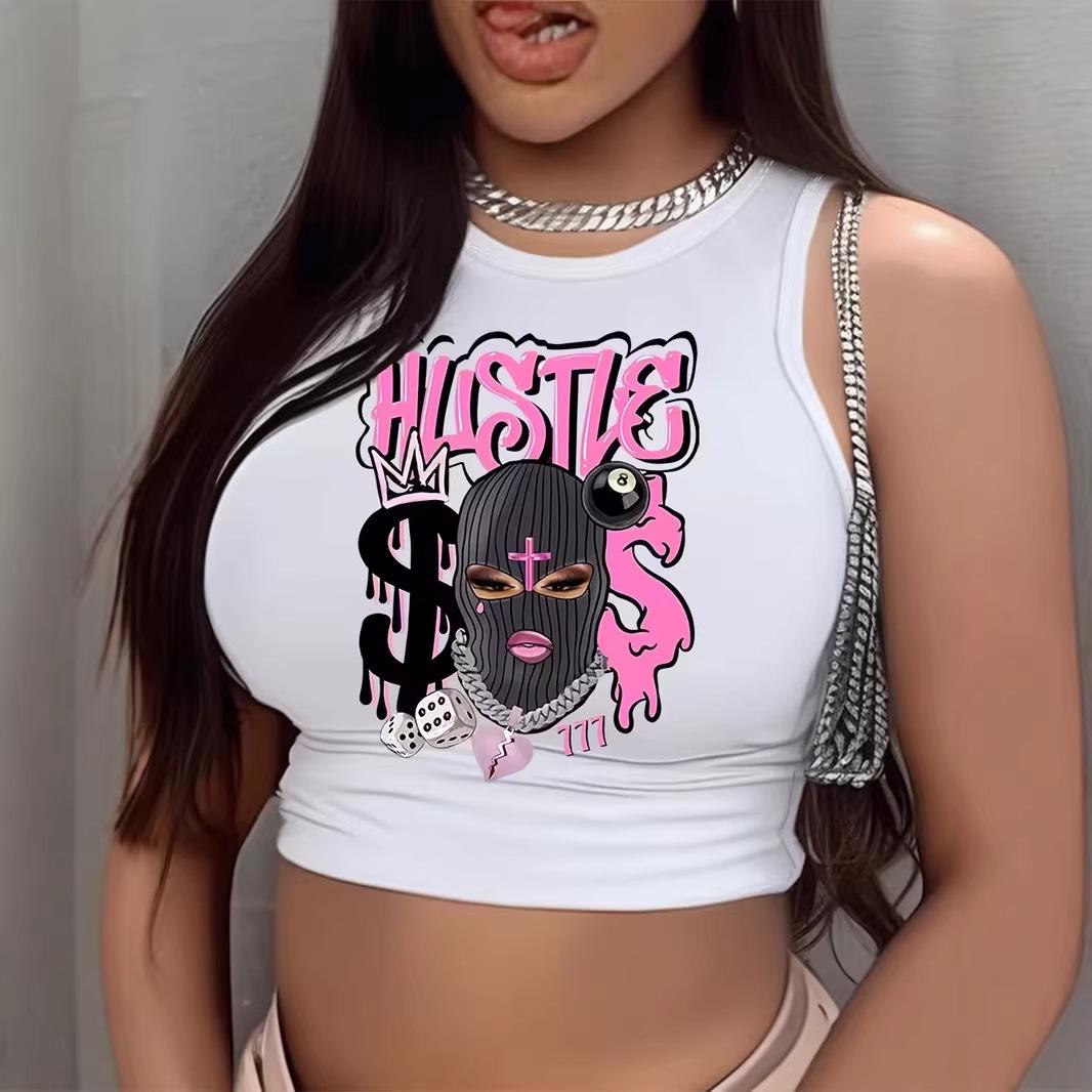 Women s Sleeveless Portrait Print Crop Top - Slim Fit Street Style Hot Girl Tank Large білий
Women s Sleeveless Portrait Print Crop Top - Slim Fit Street Style Hot Girl Tank Large білий