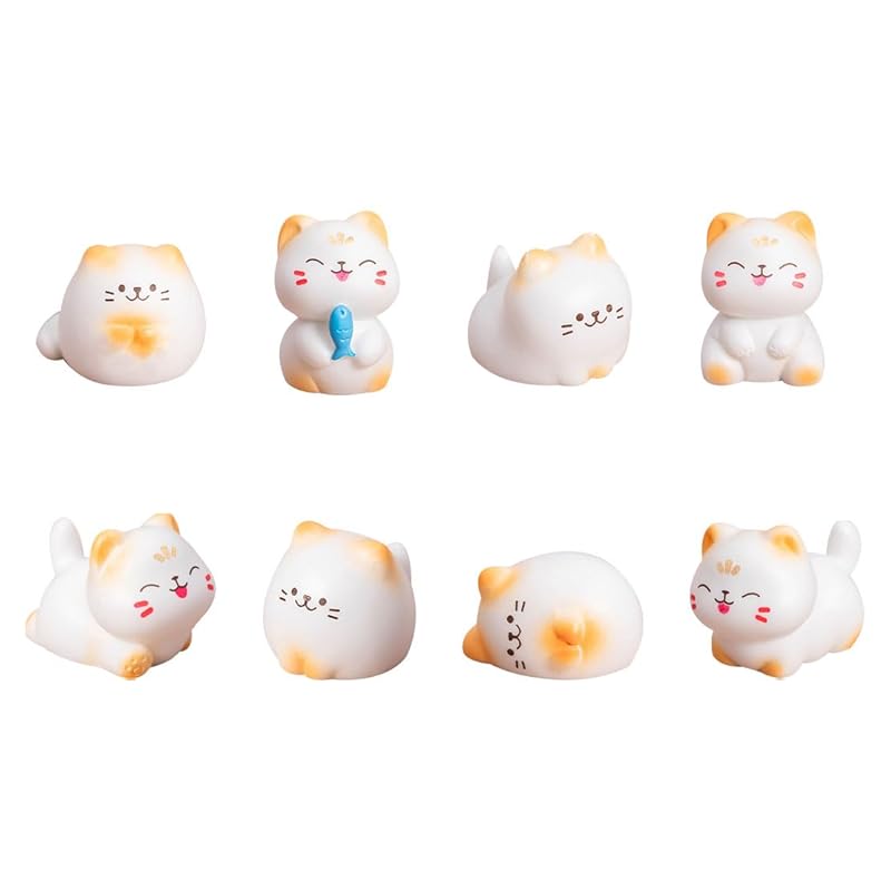 DeryArcle miniature ornament animal 8 piece set Koneko cat cat mini figurines cute figure craft ornaments bonsai garden micro landscape ornament
DeryArcle miniature ornament animal 8 piece set Koneko cat cat mini figurines cute figure craft ornaments bonsai garden micro landscape ornament