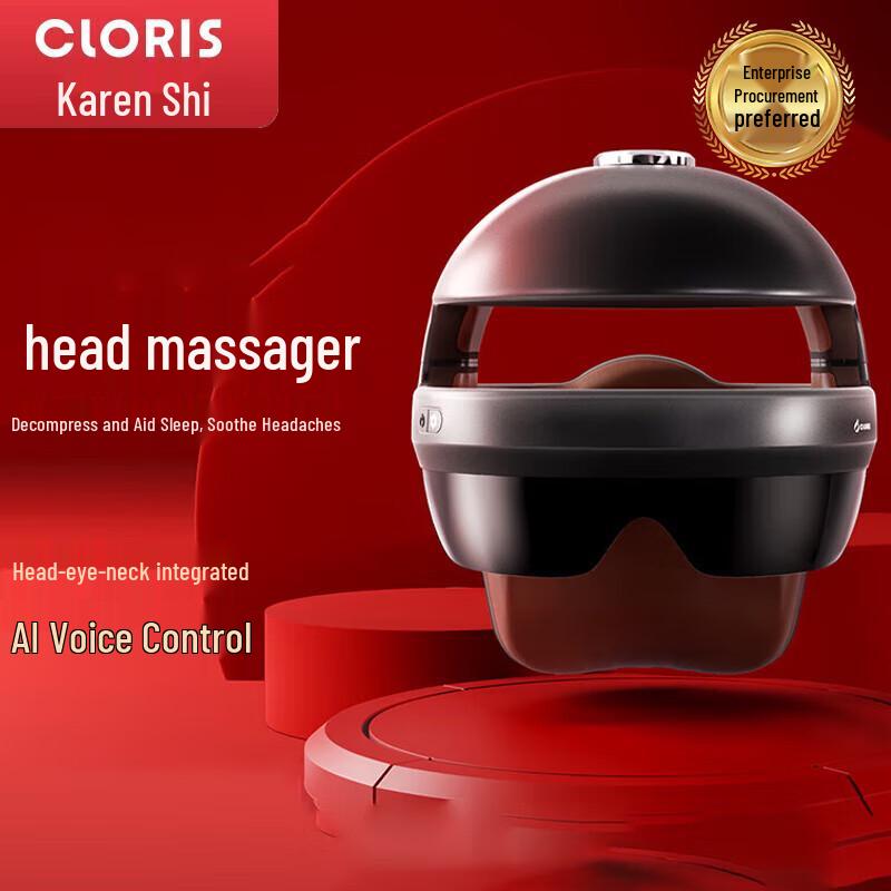 CLORIS AI Voice Control Head and Eye Massager Helmet
CLORIS AI Voice Control Head and Eye Massager Helmet