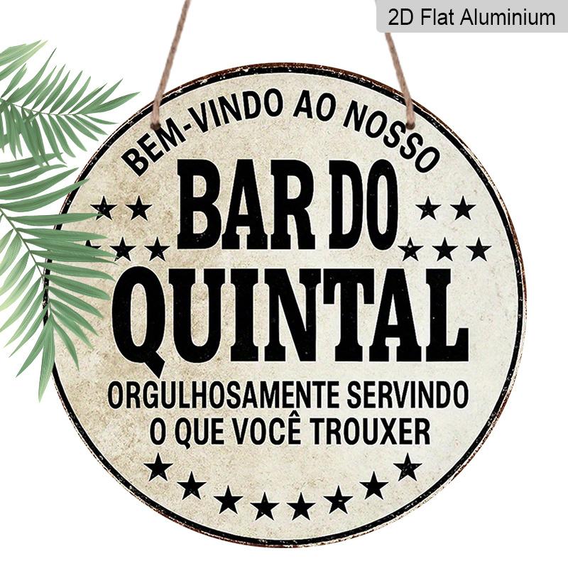 2D Flat, 1pc Vintage Portuguese Bar Backyard Aluminum Sign - 7.87x7.87 Inch Round Wall-Mountable Retro Metal Plaque Suitable for Bars, Restaurants 1pc
2D Flat, 1pc Vintage Portuguese Bar Backyard Aluminum Sign - 7.87x7.87 Inch Round Wall-Mountable Retro Metal Plaque Suitable for Bars, Restaurants 1pc