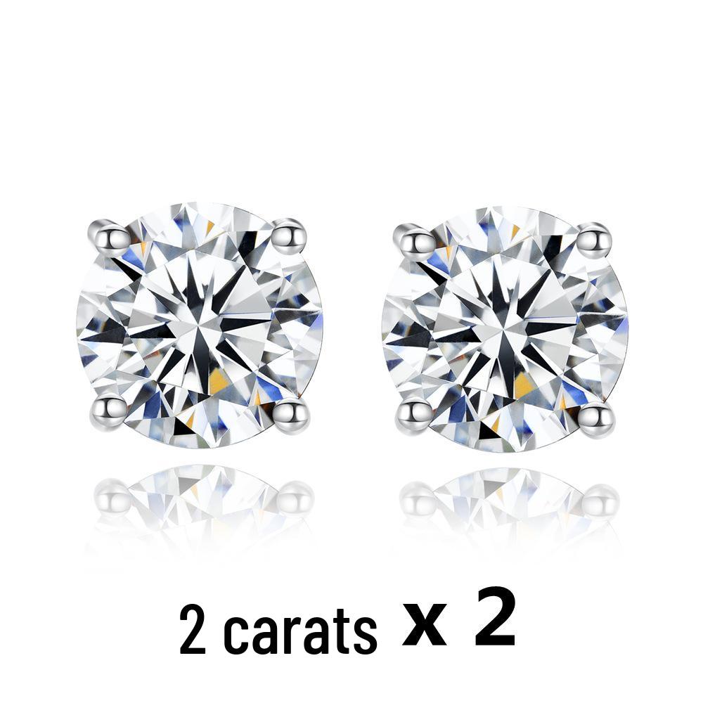 Унисекс серьги-пусеты с муассанитом, стерлинговое серебро S925, 2 карата, дизайн «Восемь сердец и стрел» 925 Sterling Silver
Унисекс серьги-пусеты с муассанитом, стерлинговое серебро S925, 2 карата, дизайн «Восемь сердец и стрел» 925 Sterling Silver