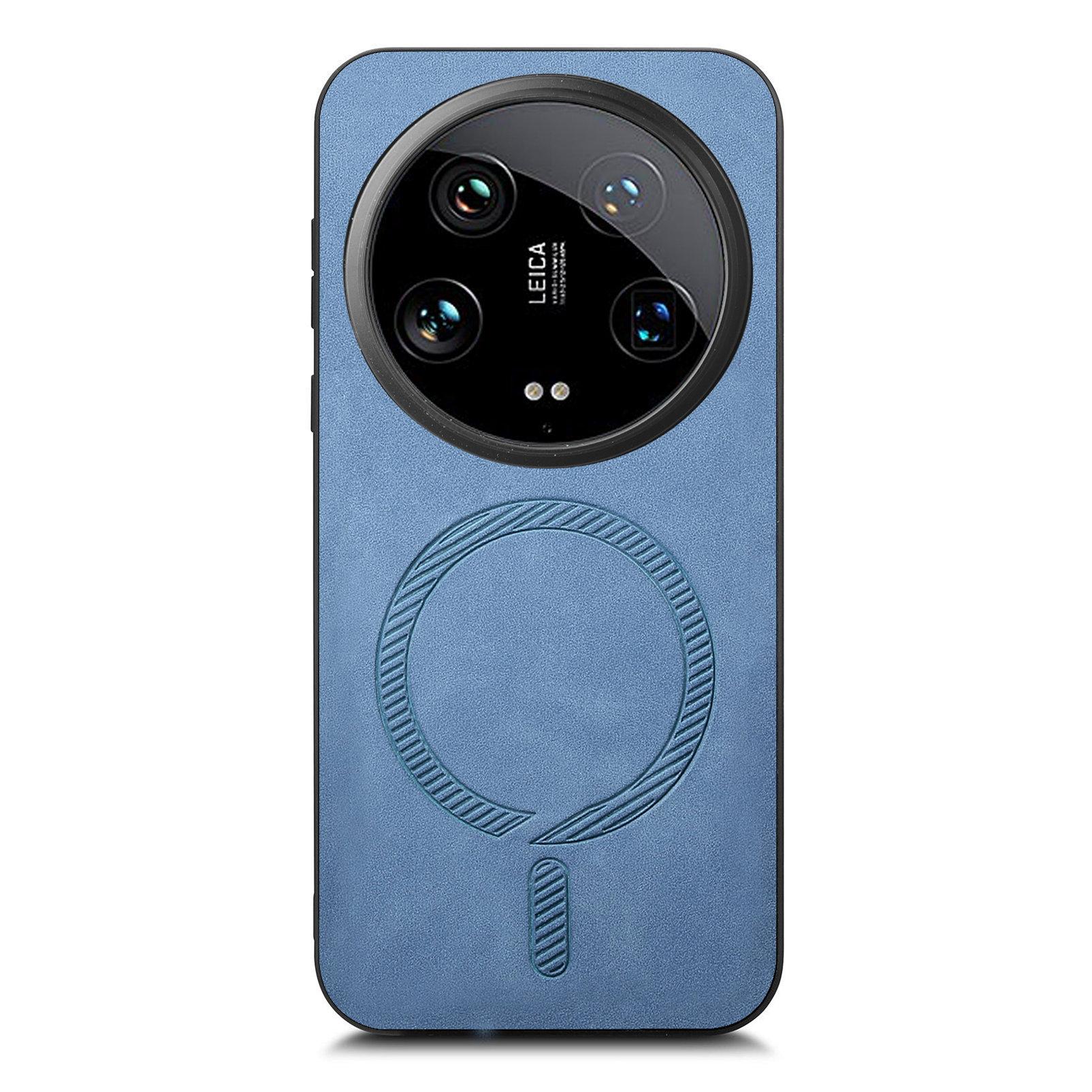 For Xiaomi 14 Ultra Leather Back Case Compatible with MagSafe Skin-touch Phone Cover Blue
For Xiaomi 14 Ultra Leather Back Case Compatible with MagSafe Skin-touch Phone Cover Blue
