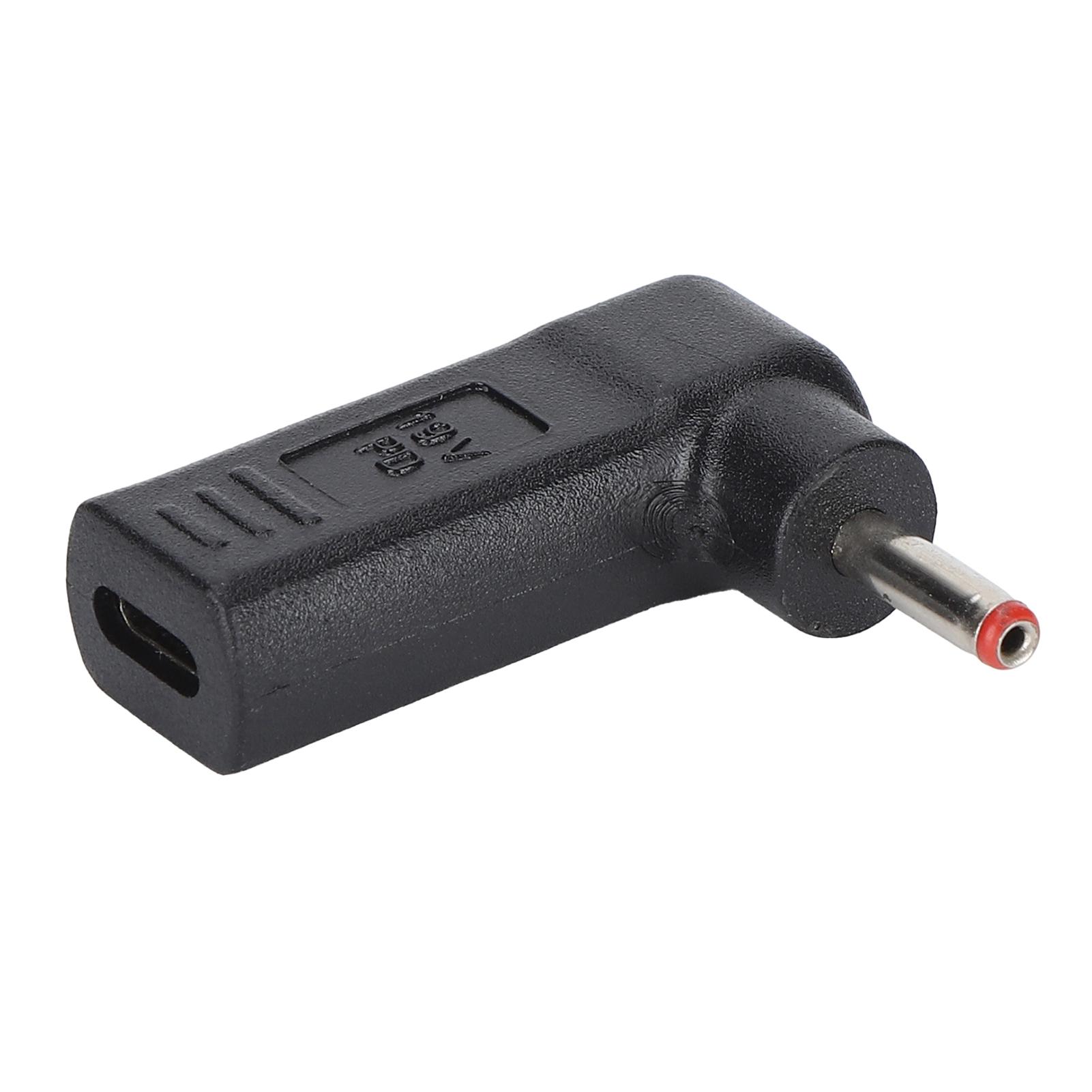 TypeC to DC Adapter Female to Male Plug 3.5x1.35mm Right Angle PD Connector Charging Device
TypeC to DC Adapter Female to Male Plug 3.5x1.35mm Right Angle PD Connector Charging Device