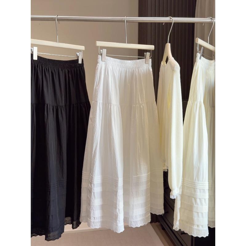 South Korea s Dongdaemun temperament elastic high-waisted lace skirt women s A-word hip covering and thin versatile medium and long skirt One size fits all белый
South Korea s Dongdaemun temperament elastic high-waisted lace skirt women s A-word hip covering and thin versatile medium and long skirt One size fits all белый