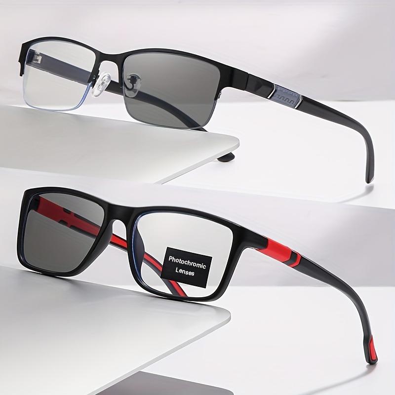 2-pack Y2K square photochromic glasses, unisex. Great for outdoor & driving, perfect gift.
2-pack Y2K square photochromic glasses, unisex. Great for outdoor & driving, perfect gift.