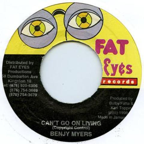 7inch Record BENJI MAYAZ - Can t Go On Living Fat Eyes 1998 Jamaica Reggae, Ska & Dub
7inch Record BENJI MAYAZ - Can t Go On Living Fat Eyes 1998 Jamaica Reggae, Ska & Dub