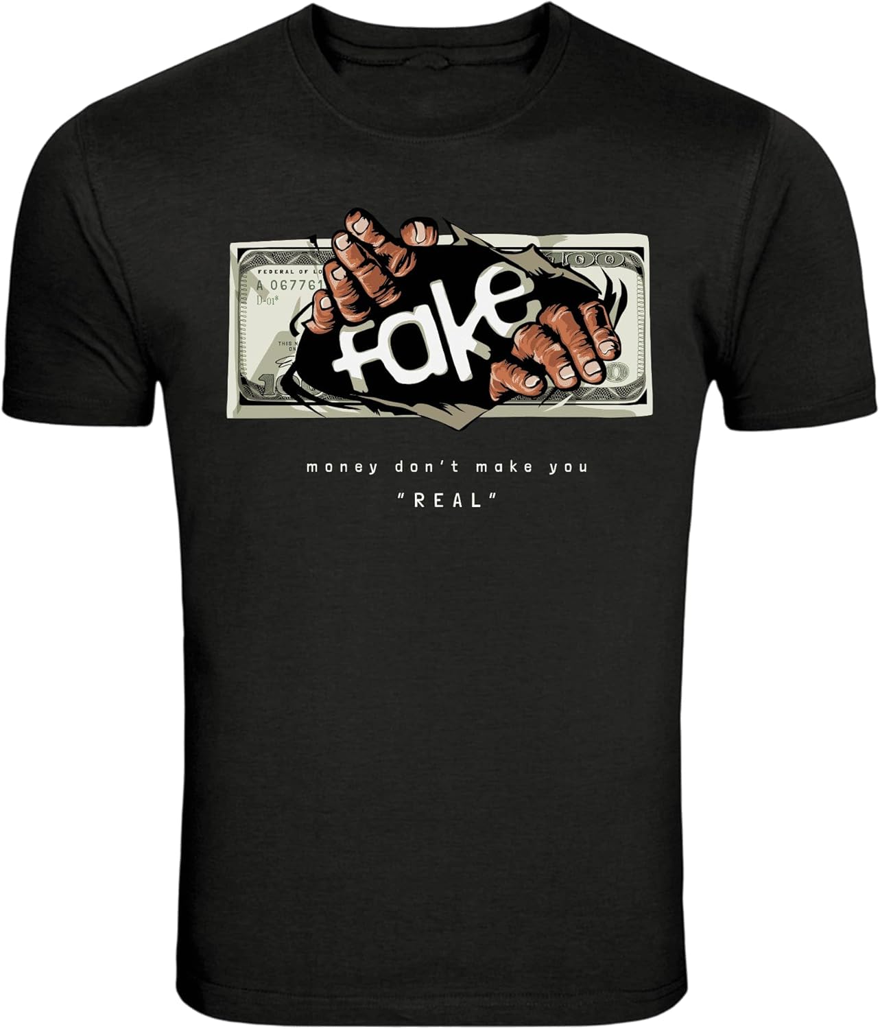 Fake Money Don t Make You Real Streetwear Graphic T-Shirt 5XL різнокольоровий
Fake Money Don t Make You Real Streetwear Graphic T-Shirt 5XL різнокольоровий