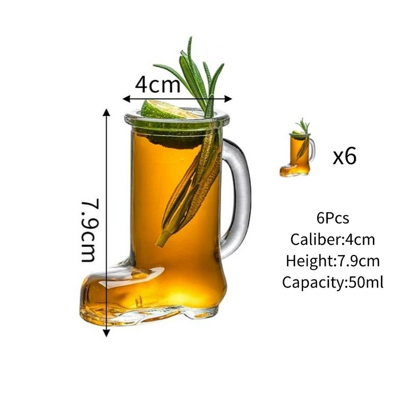 6/9/12Pcs Mini Boot Shot Glass Cups Creative Cocktail Glasses Cups Beer Mugs Set With Handle Tequila Shot Glasses Cup Bar Tools 50ml
6/9/12Pcs Mini Boot Shot Glass Cups Creative Cocktail Glasses Cups Beer Mugs Set With Handle Tequila Shot Glasses Cup Bar Tools 50ml