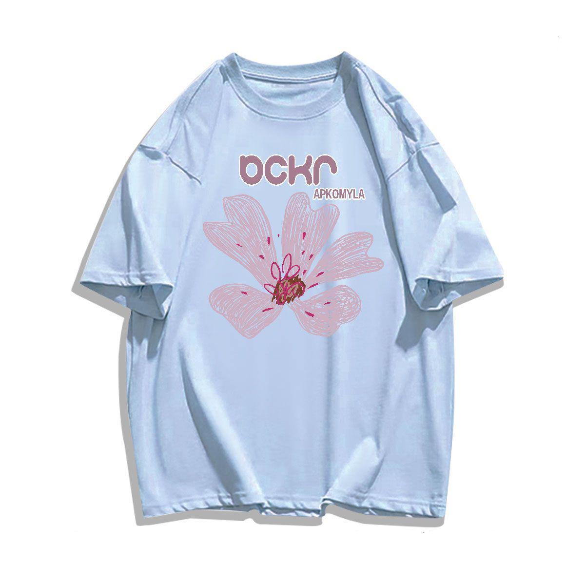 Large size 100kg American retro cotton short-sleeved t-shirt women s summer dopamine loose lazy grape purple top tide 3XL світло-синій колір
Large size 100kg American retro cotton short-sleeved t-shirt women s summer dopamine loose lazy grape purple top tide 3XL світло-синій колір