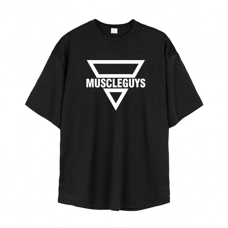 Muscleguys Новое поступление, спортивная быстросохнущая футболка, летняя тонкая мужская футболка с короткими рукавами для фитнеса, сетчатый топ, дышащая одежда с половиной рукава M чёрный
Muscleguys Новое поступление, спортивная быстросохнущая футболка, летняя тонкая мужская футболка с короткими рукавами для фитнеса, сетчатый топ, дышащая одежда с половиной рукава M чёрный