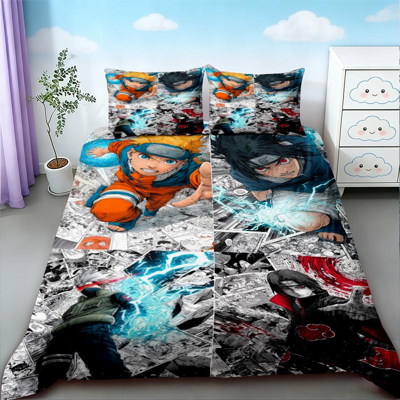 Duvet Cover Naruto Set Anime Print Pillowcase Quilt Cover Bedding Bag Set Queen King Size Digital Printing Kids best gifts soft 135x200cm
Duvet Cover Naruto Set Anime Print Pillowcase Quilt Cover Bedding Bag Set Queen King Size Digital Printing Kids best gifts soft 135x200cm