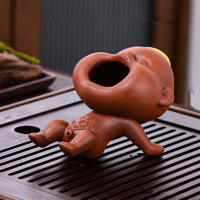 Cute Purple Sand Urine Boy Tea Pet Household Can Raise Tea Table Ornaments Fun Peeing Doll Tea Toy Set Accessories красный
Cute Purple Sand Urine Boy Tea Pet Household Can Raise Tea Table Ornaments Fun Peeing Doll Tea Toy Set Accessories красный