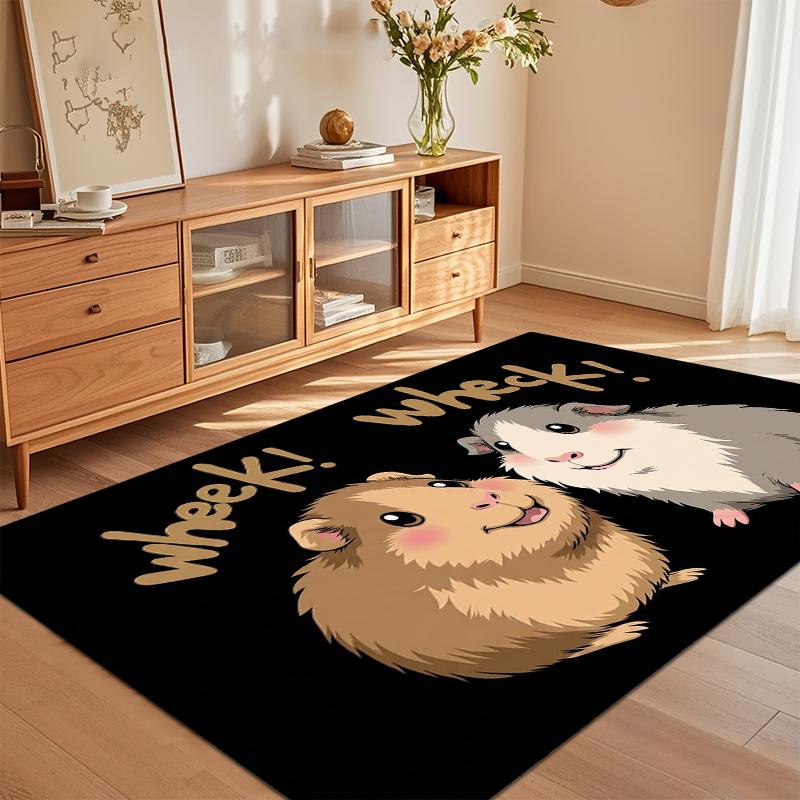 Cute Guinea Pig Wheek Area Rug Cartoon Pet Design Soft and Washable Floor Carpet Non Slip Accent Rug for Kids Bedroom Playroom 40X60cm
Cute Guinea Pig Wheek Area Rug Cartoon Pet Design Soft and Washable Floor Carpet Non Slip Accent Rug for Kids Bedroom Playroom 40X60cm