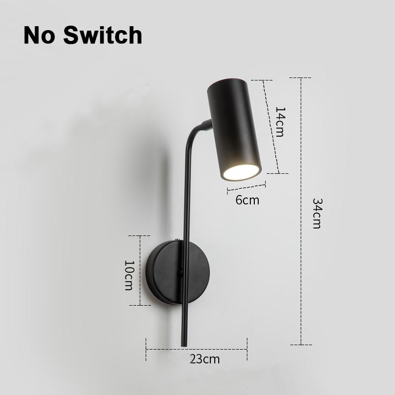 Rotatable Hotel Bedroom Wall Lamp Iron Frame Plastic Shade E27 LED Reading Light with Switch Modern Home Decoration Sconce Light Cool White(5500-7000K) чорний
Rotatable Hotel Bedroom Wall Lamp Iron Frame Plastic Shade E27 LED Reading Light with Switch Modern Home Decoration Sconce Light Cool White(5500-7000K) чорний