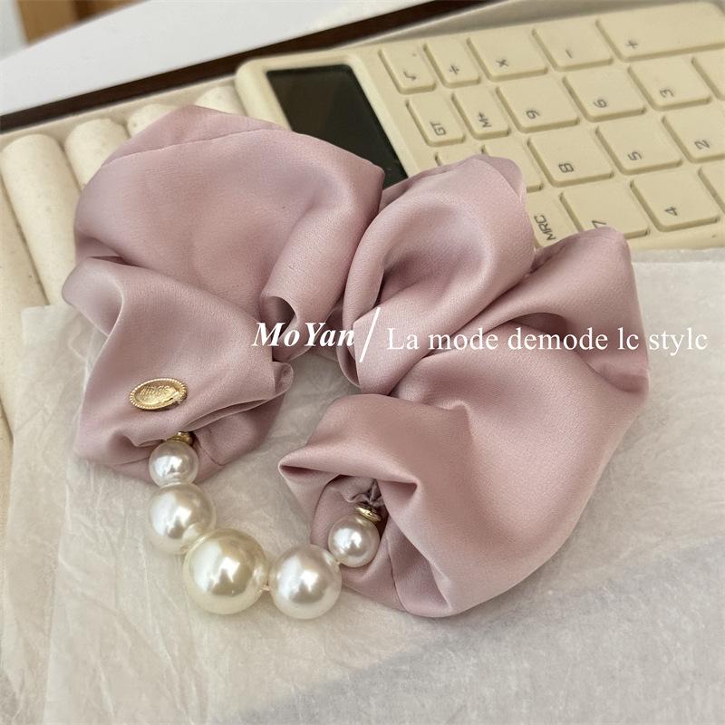 Korean Style Pearl Hair Tie: 2024 High-End Satin Elastic for Hair рожевий
Korean Style Pearl Hair Tie: 2024 High-End Satin Elastic for Hair рожевий