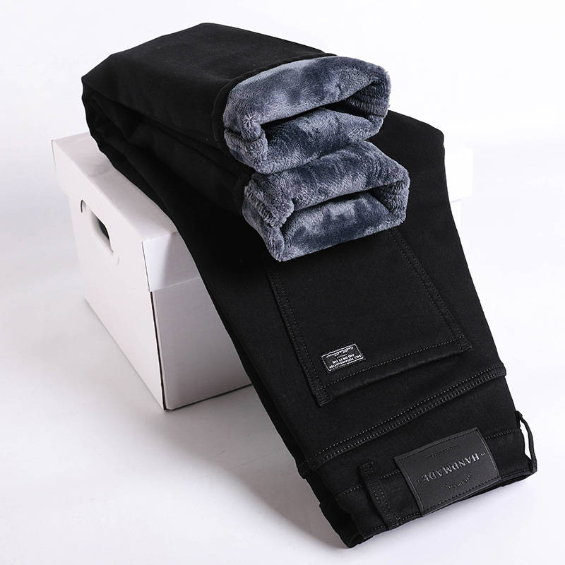 Men s Winter Fleece Thick Slim Straight Elastic Warm Enim Pants Casual Male Clothing Plush Trousers 38 чорний
Men s Winter Fleece Thick Slim Straight Elastic Warm Enim Pants Casual Male Clothing Plush Trousers 38 чорний