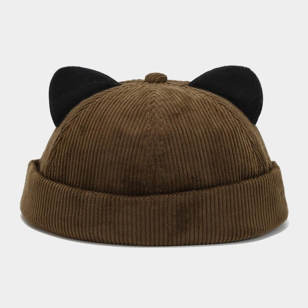 Fashion Corduroy Beanies Hat Four Seasons Cute Ears Landlord Hats Adjustable Brimless Hats Women темно-зеленого
Fashion Corduroy Beanies Hat Four Seasons Cute Ears Landlord Hats Adjustable Brimless Hats Women темно-зеленого