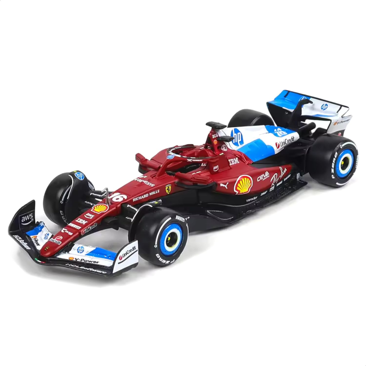 Bburago 2025 Model F1 Scuderia Ferrari Charles Leclerc Miami GP Race Sports Car Miniature Diecast Car Finished Product MIAMI 1/43 #16 / 18-36853 (#16)
Bburago 2025 Model F1 Scuderia Ferrari Charles Leclerc Miami GP Race Sports Car Miniature Diecast Car Finished Product MIAMI 1/43 #16 / 18-36853 (#16)