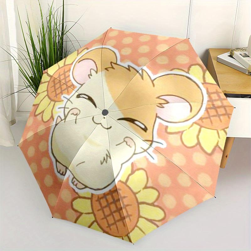 1pc Hamster with Sunflowers Umbrella with Plastic Handle,Suitable for All Seasons Home Travel Outdoor UmbrellaM1204
1pc Hamster with Sunflowers Umbrella with Plastic Handle,Suitable for All Seasons Home Travel Outdoor UmbrellaM1204