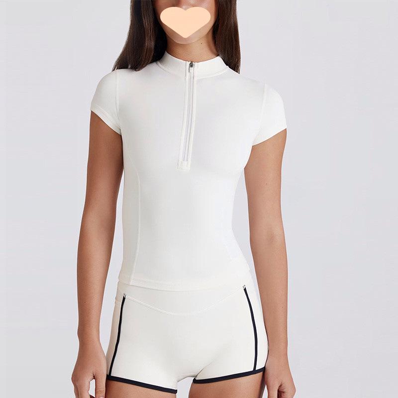 QYZJ Women s Quick-Dry Zippered Yoga Top - Slim-Fit Short Sleeve Sportswear for Outdoor Fitness M
QYZJ Women s Quick-Dry Zippered Yoga Top - Slim-Fit Short Sleeve Sportswear for Outdoor Fitness M
