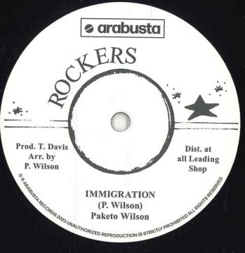 7inch Record PAKETO WILSON HIGH TIMES Immigration Immi Version none Arabusta EU 2023 Europe Reggae Ska Dub
7inch Record PAKETO WILSON HIGH TIMES Immigration Immi Version none Arabusta EU 2023 Europe Reggae Ska Dub