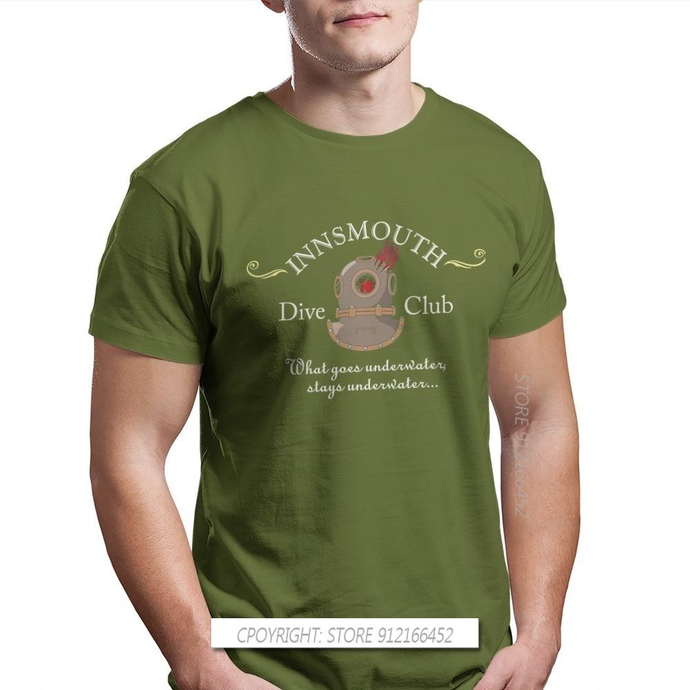 Innsmouth Dive Club Hip Hop Streetwear Cthulhu Mythos Lovecraft Horror Great Old Ones Homme T-Shirts Pure Cotton Oversize Tee 4XL
Innsmouth Dive Club Hip Hop Streetwear Cthulhu Mythos Lovecraft Horror Great Old Ones Homme T-Shirts Pure Cotton Oversize Tee 4XL