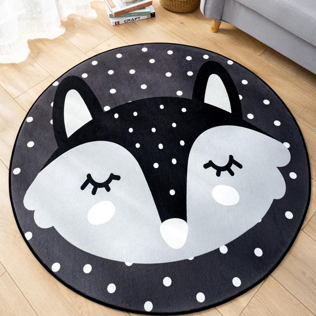 Милі тварини з мультфільмів Пінгвін Лисиця Круглі килими Домашній декор Вітальня Нековзкі килимки для підлоги Дитяча кімната Ігровий килимок для повзання Tapetes 60cm x 60cm
Милі тварини з мультфільмів Пінгвін Лисиця Круглі килими Домашній декор Вітальня Нековзкі килимки для підлоги Дитяча кімната Ігровий килимок для повзання Tapetes 60cm x 60cm