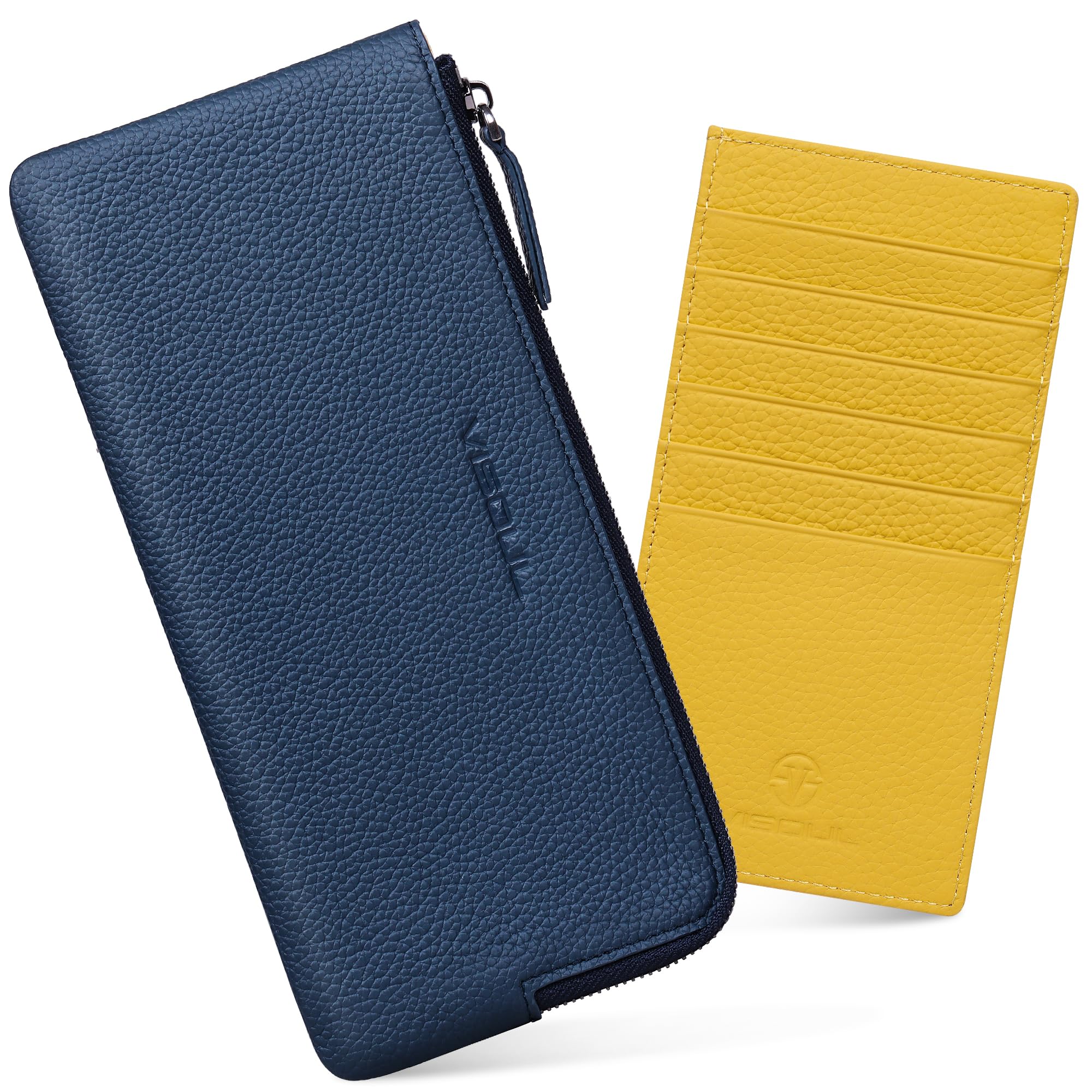 VISOUL Women s Genuine Leather Long Wallet with L-Shaped Zipper, Slim Design, 16 Card Slots, Anti-Skimming, Lightweight, Slim Fit, Holds Many Cards,
VISOUL Women s Genuine Leather Long Wallet with L-Shaped Zipper, Slim Design, 16 Card Slots, Anti-Skimming, Lightweight, Slim Fit, Holds Many Cards,