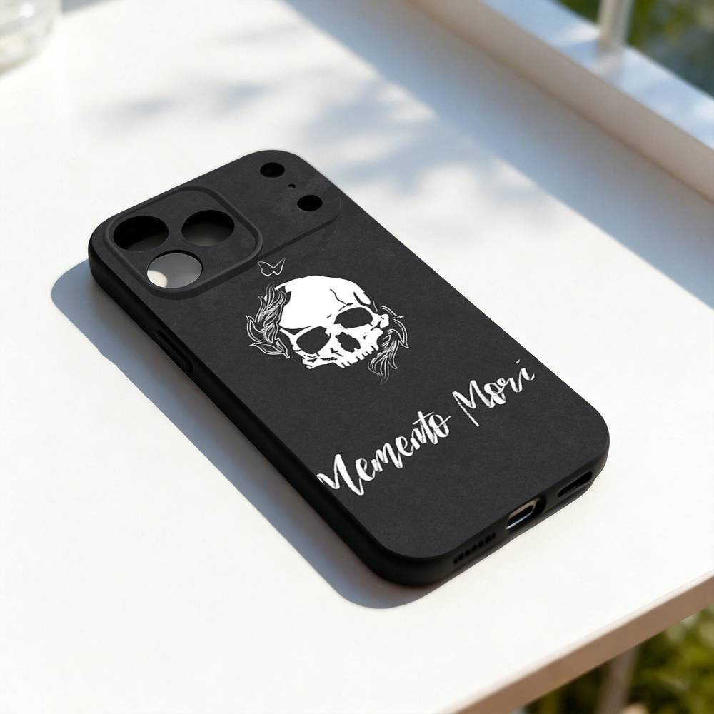Memento Mori Cool Phone Case For iPhone 11,12,13,14,15,16,17,Pro,Max,Plus,E,SE4,Air,Mini Black Soft Cover iPhone17pro
Memento Mori Cool Phone Case For iPhone 11,12,13,14,15,16,17,Pro,Max,Plus,E,SE4,Air,Mini Black Soft Cover iPhone17pro