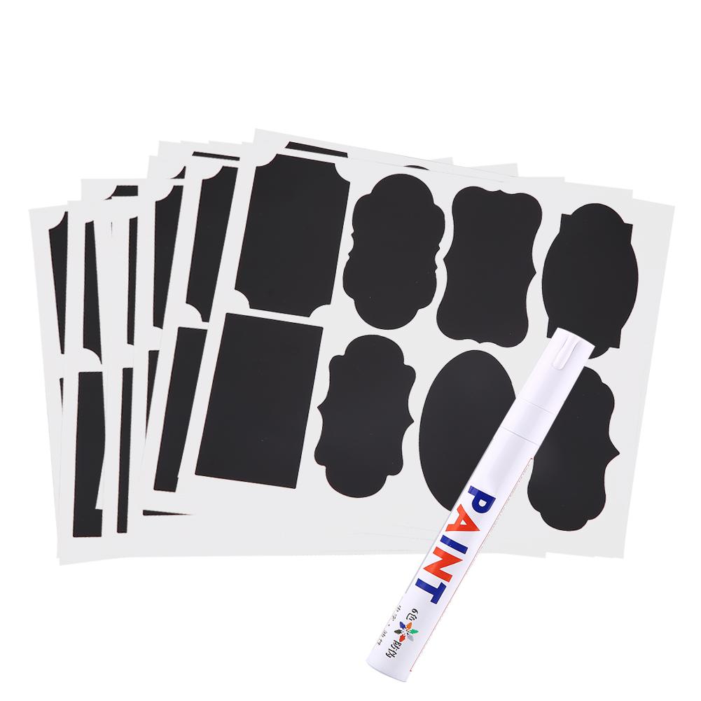 88pcs Chalkboard Kitchen Jar Bottles Label Blackboard Tag Stickers Craft Decoration with Pen
88pcs Chalkboard Kitchen Jar Bottles Label Blackboard Tag Stickers Craft Decoration with Pen