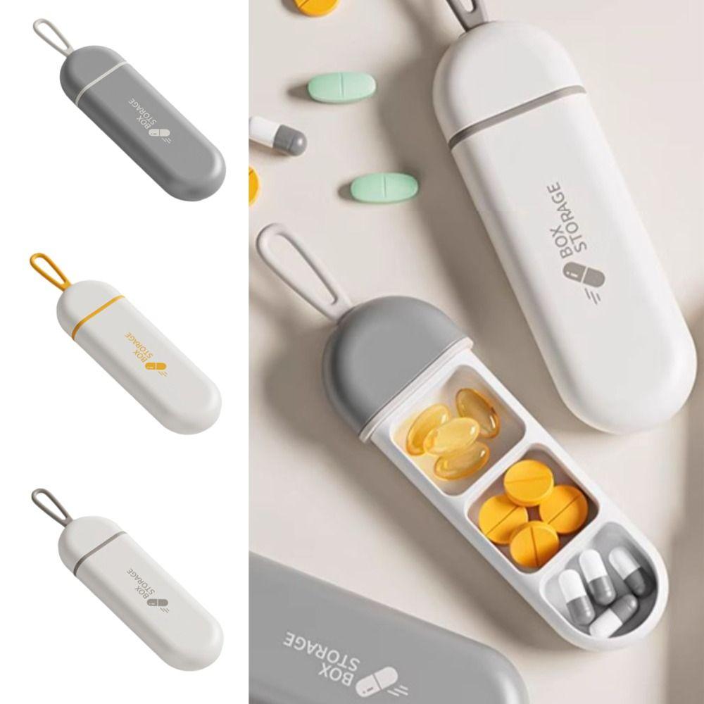 Three Compartment Medicine Box Small Size Daily Compartment Box New Moisture-proof Box Daily Use сірий
Three Compartment Medicine Box Small Size Daily Compartment Box New Moisture-proof Box Daily Use сірий
