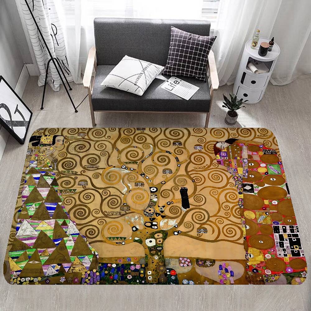 Gustav Klimt The Kiss Floor Mat Rectangle Anti-slip Home Soft Badmat Front Door Indoor Outdoor Mat Welcome Doormat 40x60cm
Gustav Klimt The Kiss Floor Mat Rectangle Anti-slip Home Soft Badmat Front Door Indoor Outdoor Mat Welcome Doormat 40x60cm