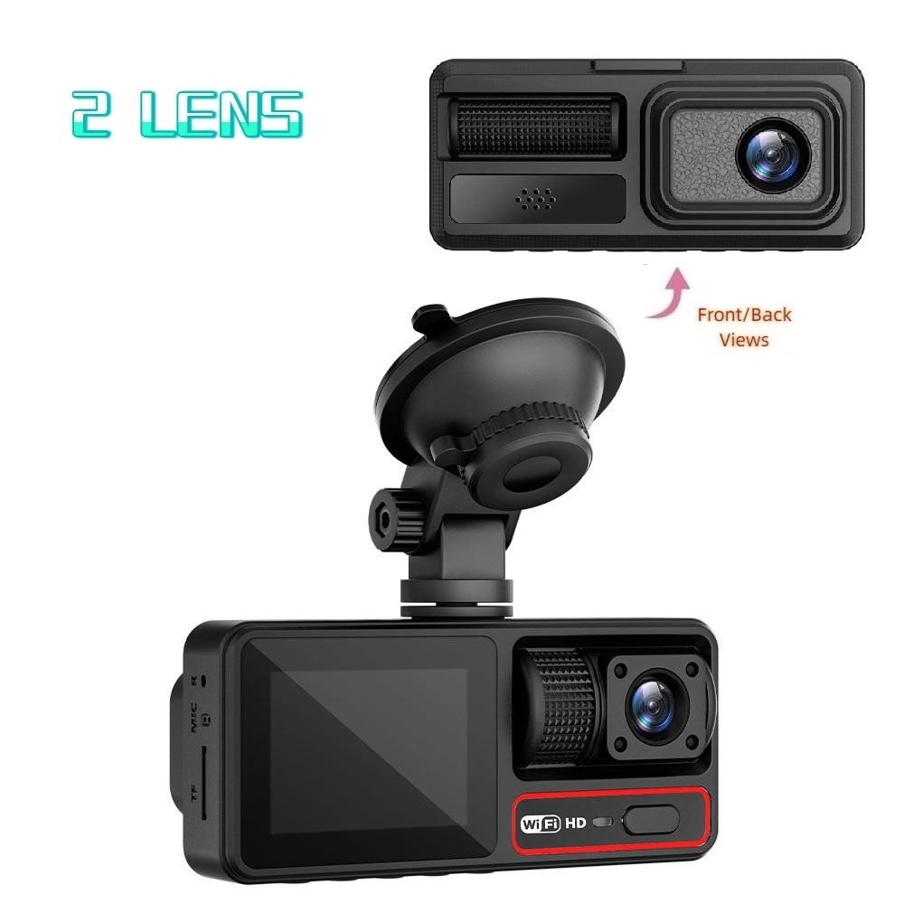 3-Lens Dash Cam, 3-Channel Recording, WiFi, HD, Phone Sync 2 Lens
3-Lens Dash Cam, 3-Channel Recording, WiFi, HD, Phone Sync 2 Lens