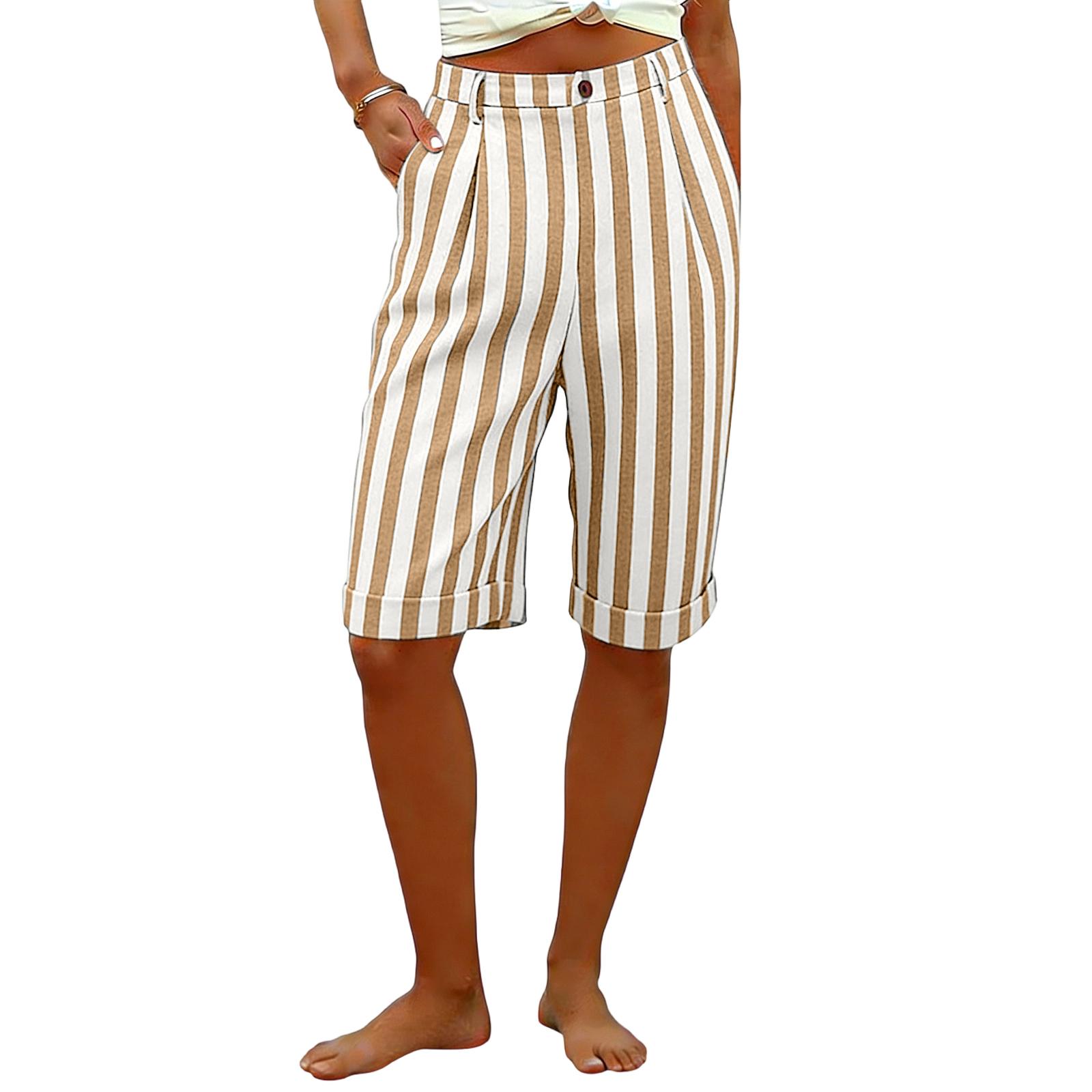 Women s Striped Casual Fashion Breathable Loose Cotton-Linen Shorts XL жовтий
Women s Striped Casual Fashion Breathable Loose Cotton-Linen Shorts XL жовтий
