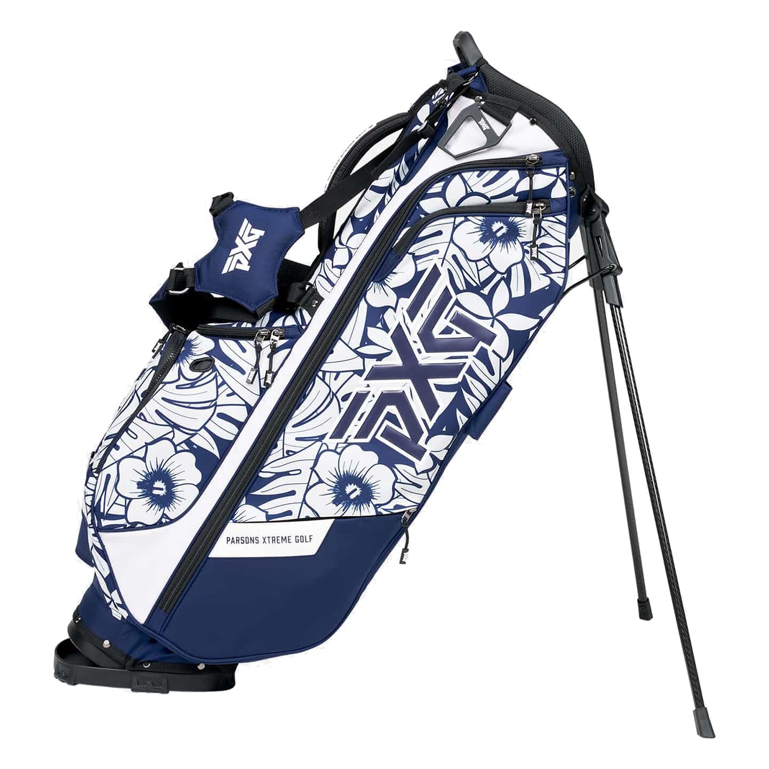 Сумка-подставка PXG Aloha 25, темно-синяя, белая, 9-ти типная, 4-секционная, сумка для гольфа B-PG-172-ALH
Сумка-подставка PXG Aloha 25, темно-синяя, белая, 9-ти типная, 4-секционная, сумка для гольфа B-PG-172-ALH