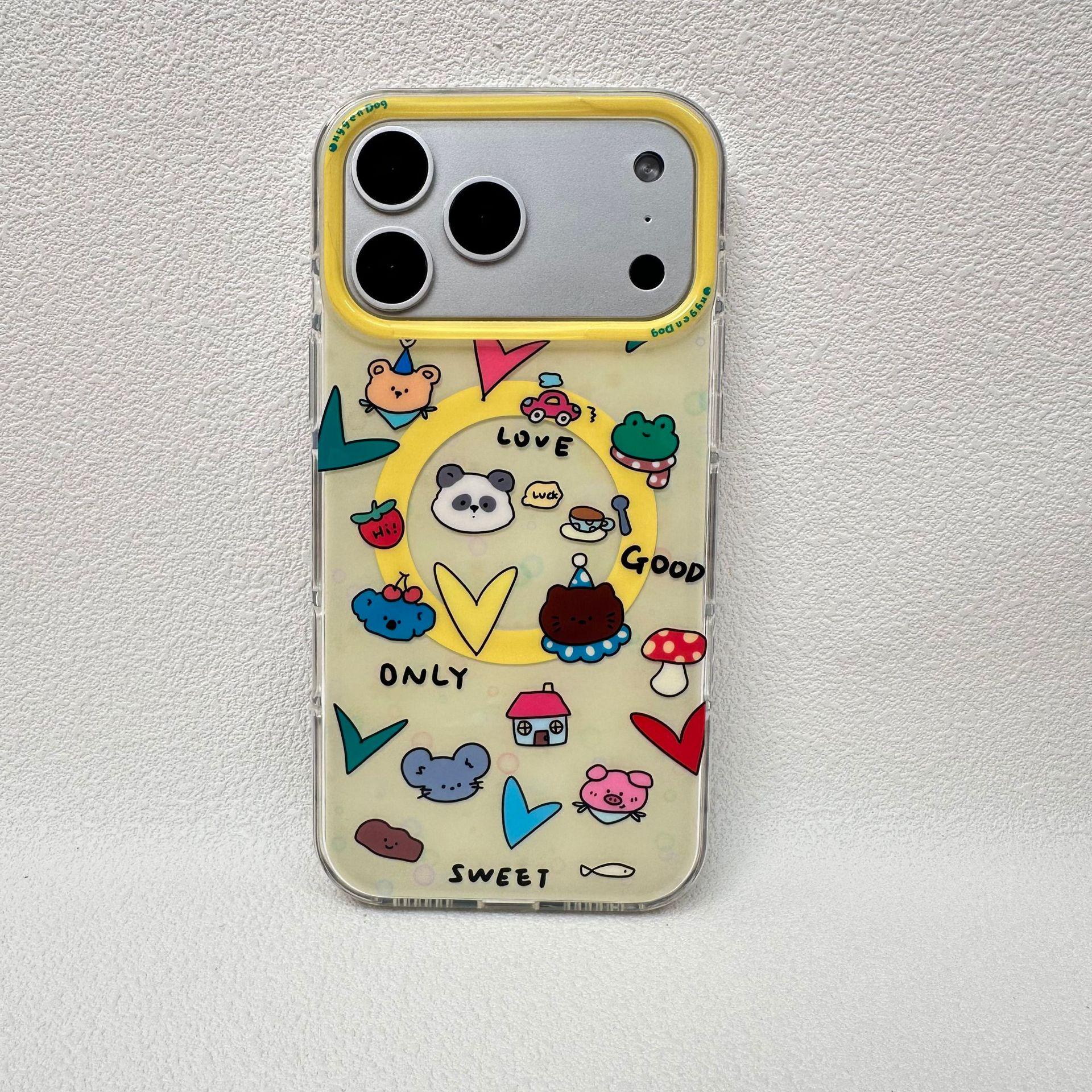 Trendy Cartoon Animal MagSafe Phone Case for iPhone 17 Pro Max - Cute, Drop-Proof, Oxygen Design. iPhone 17 Pro Max
Trendy Cartoon Animal MagSafe Phone Case for iPhone 17 Pro Max - Cute, Drop-Proof, Oxygen Design. iPhone 17 Pro Max