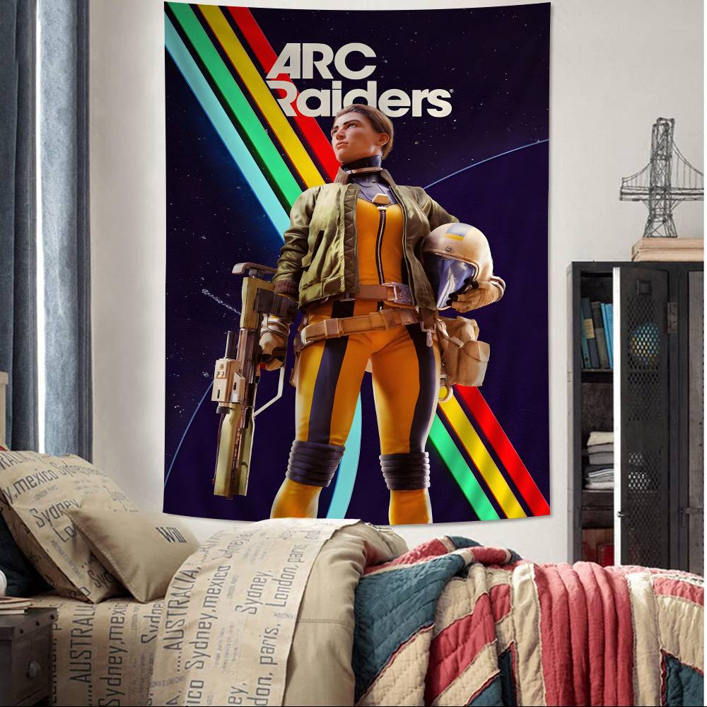 Game Aarc Raiders Anime Tapestry Hippie Flower Wall Carpets Dorm Decor Wall Hanging Home Decor 74x94cm(29x37in)
Game Aarc Raiders Anime Tapestry Hippie Flower Wall Carpets Dorm Decor Wall Hanging Home Decor 74x94cm(29x37in)