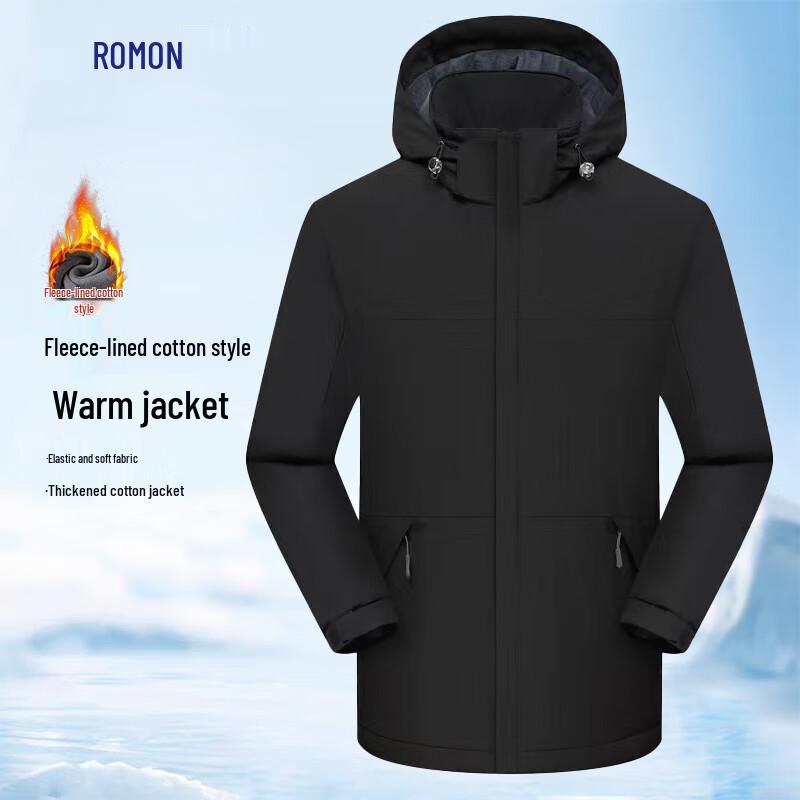 Romon Men s Thickened Cotton Lined Winter Jacket 5XL
Romon Men s Thickened Cotton Lined Winter Jacket 5XL