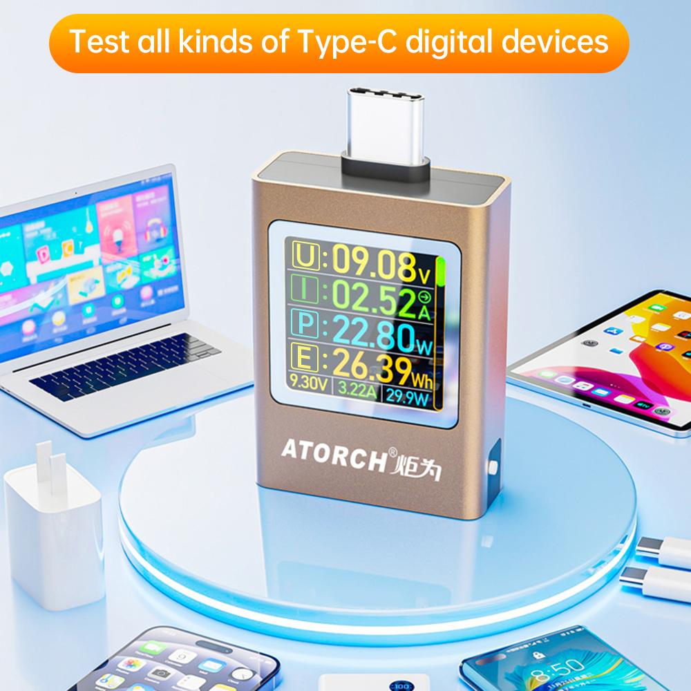 AT085 DC 4.5-50V 0-12A 600W PD3.1 Цифровий дисплей Напруга Амперметр Power Bank Meter Type-c Тестер мобільного телефону TFT G-сенсор Тестер
AT085 DC 4.5-50V 0-12A 600W PD3.1 Цифровий дисплей Напруга Амперметр Power Bank Meter Type-c Тестер мобільного телефону TFT G-сенсор Тестер