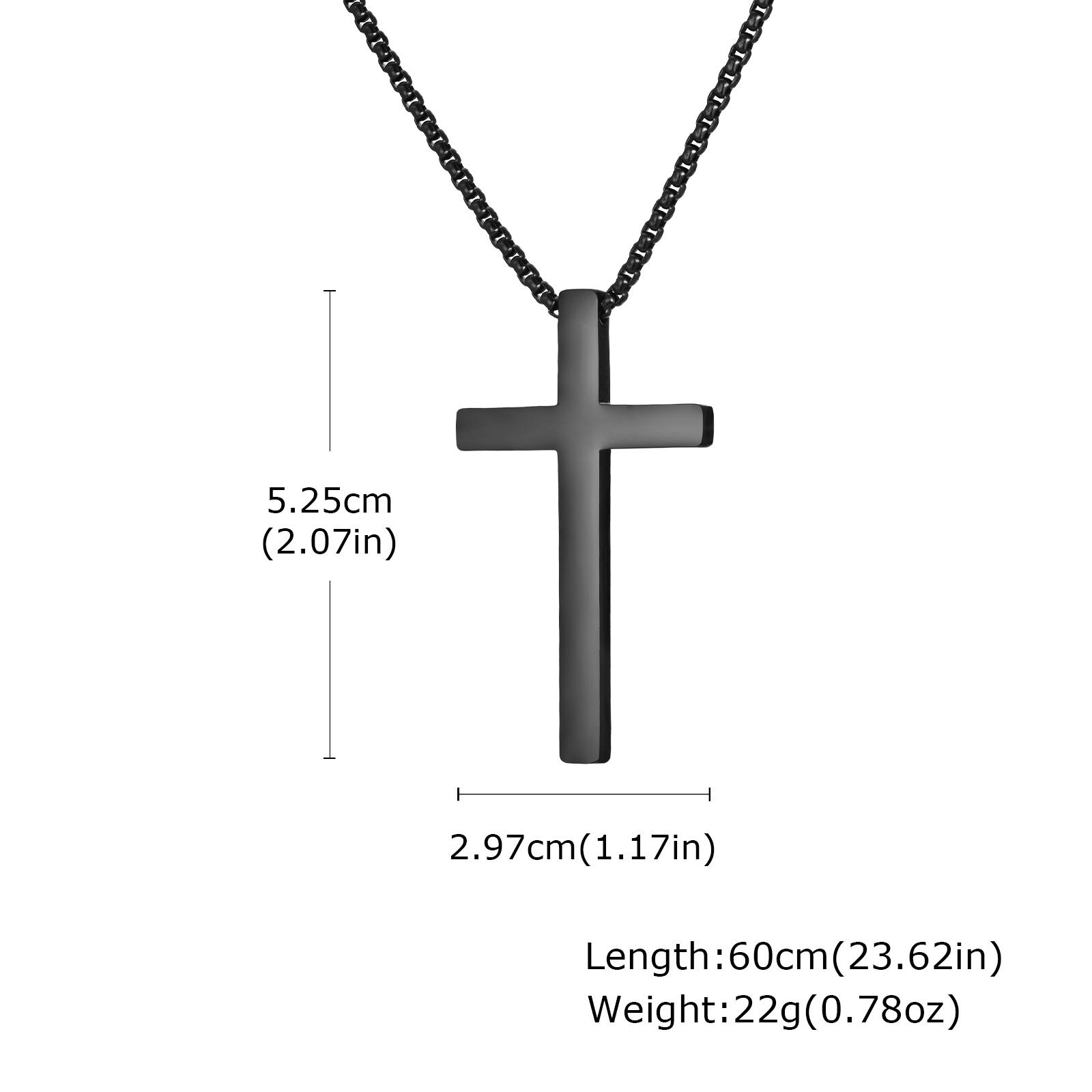 Stainless Steel Necklaces Male Cross Pendants Gothic Hip Hop Prayer Baptism Punk Chain Unique Choker Necklace For Women Jewelry
Stainless Steel Necklaces Male Cross Pendants Gothic Hip Hop Prayer Baptism Punk Chain Unique Choker Necklace For Women Jewelry