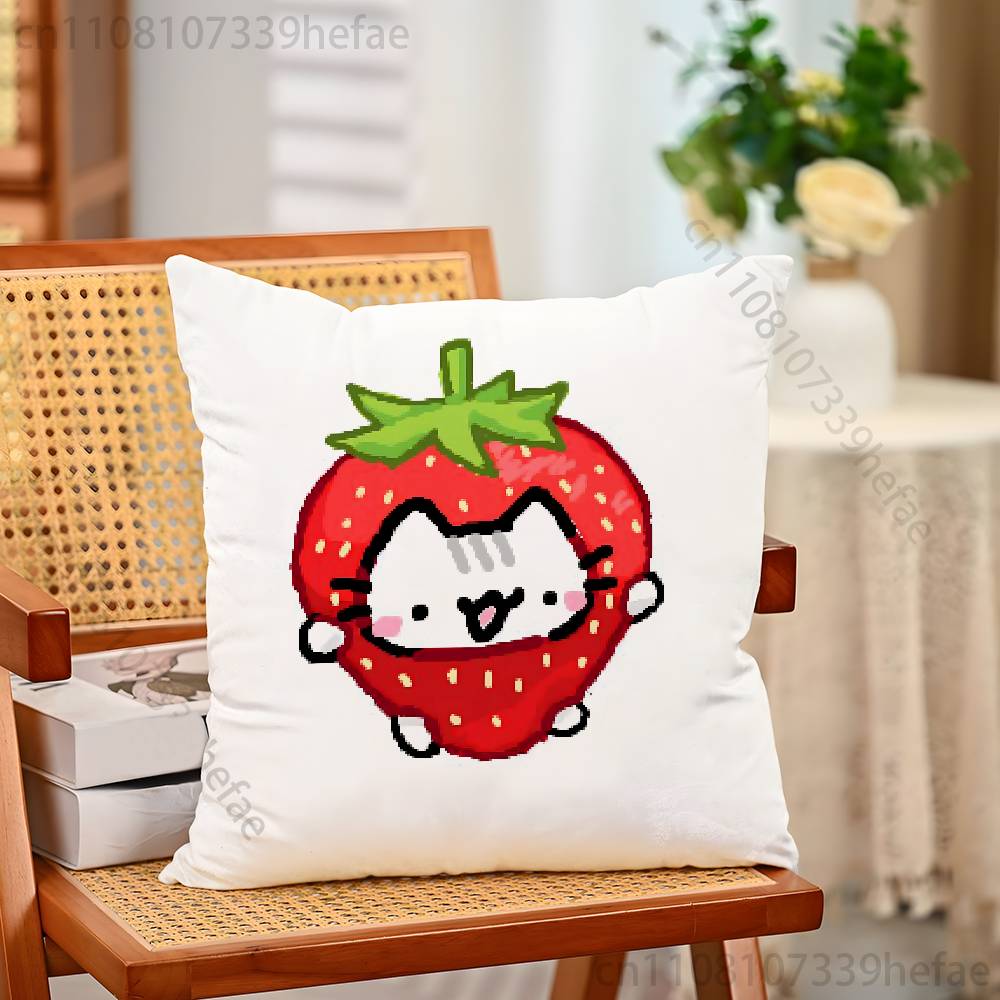 Cute Strawberry Cat Throw Pillow Case For Decoration 30cm 50cm 55cm Square Home Pillowcase Case 30x30cm
Cute Strawberry Cat Throw Pillow Case For Decoration 30cm 50cm 55cm Square Home Pillowcase Case 30x30cm