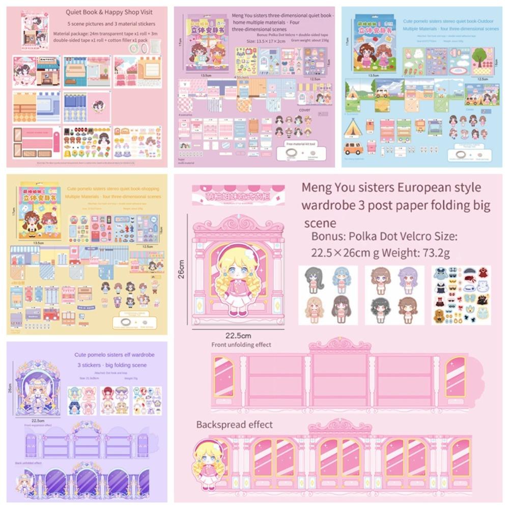 Sticker Book Handmade Toys DIY Quiet Book Game Book DIY Handmade Sticker Quite Book Children Gift
Sticker Book Handmade Toys DIY Quiet Book Game Book DIY Handmade Sticker Quite Book Children Gift