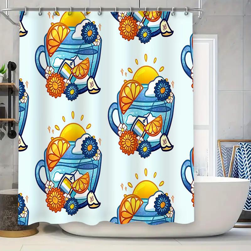 Coastal Ocean Wave Shower Curtain Blue Sea Beach Bathroom Decor Set Nautical Themed Washroom Fabric Art Print Home W60H190(CM)-1 Pcs
Coastal Ocean Wave Shower Curtain Blue Sea Beach Bathroom Decor Set Nautical Themed Washroom Fabric Art Print Home W60H190(CM)-1 Pcs