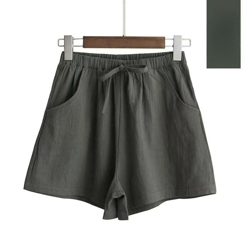 Cotton and Linen Shorts, Women s Linen, Thin, Loose, Large Size, Thin, Casual Elastic Waist Pants XL темно-сірий
Cotton and Linen Shorts, Women s Linen, Thin, Loose, Large Size, Thin, Casual Elastic Waist Pants XL темно-сірий