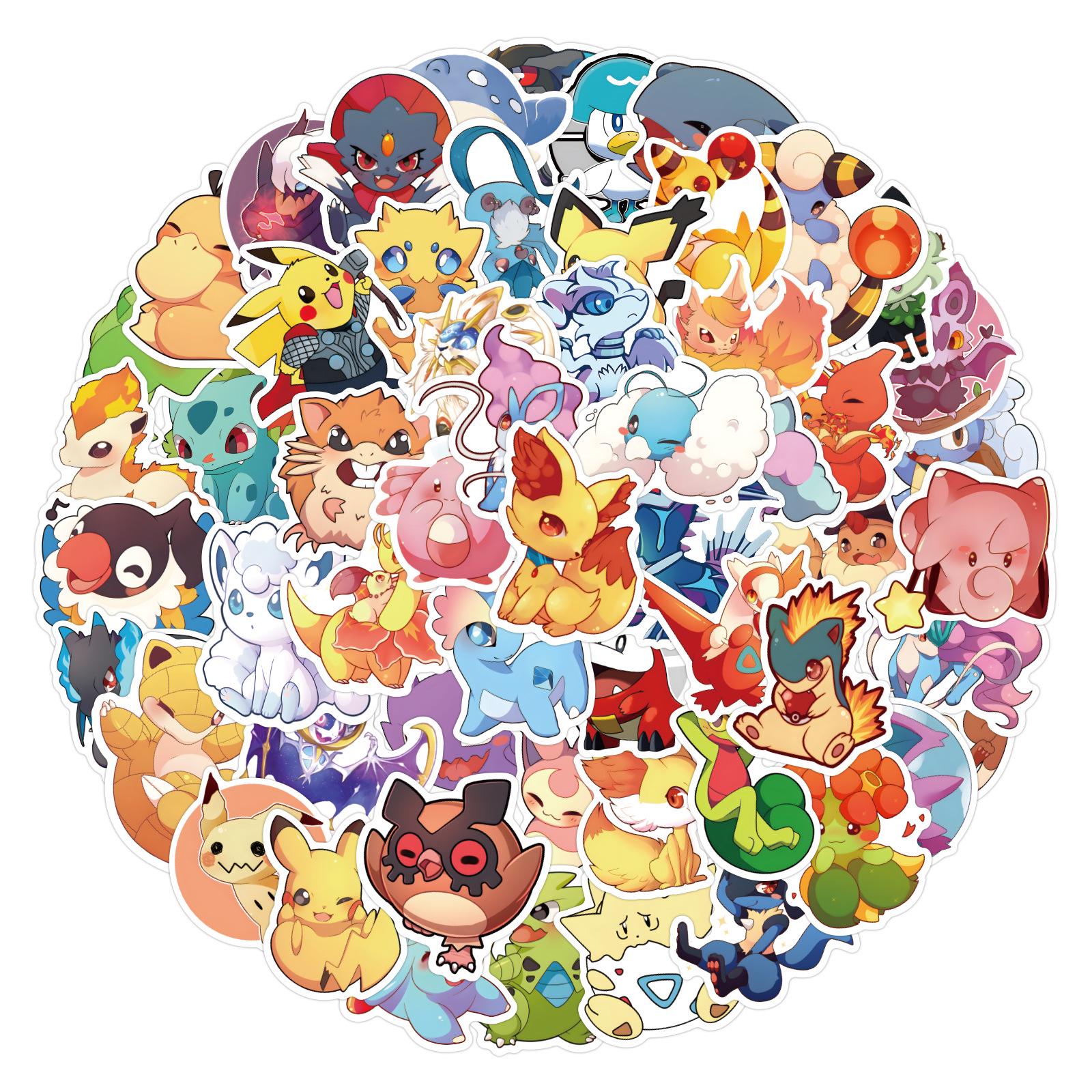 100 Waterproof Pokemon Pikachu Cartoon Stickers for Kids Luggage and More
100 Waterproof Pokemon Pikachu Cartoon Stickers for Kids Luggage and More