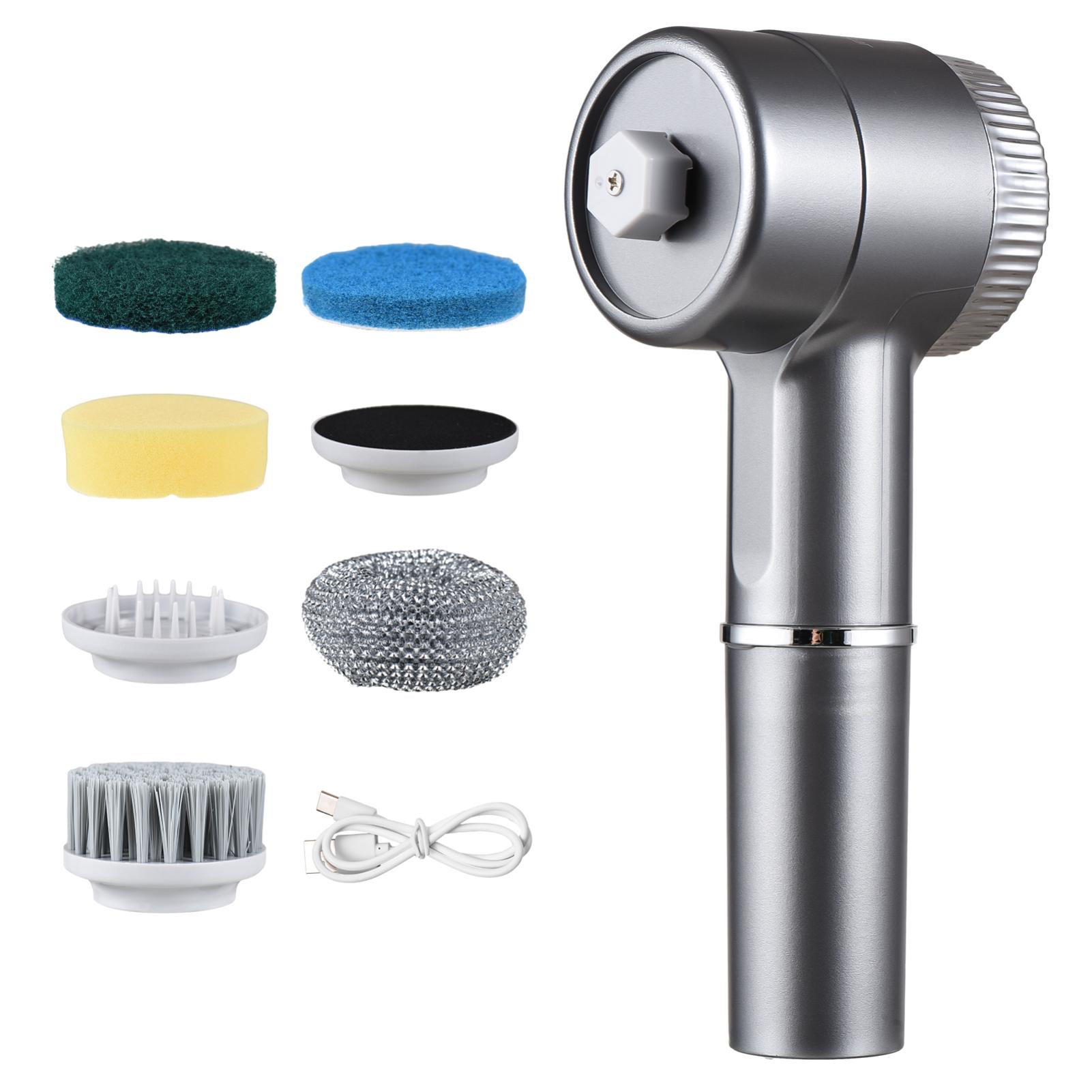 5W Electric Cleaning Brush Portable Versatile Cordless Electric Spin Scrubber 5-In-1 Cleaning Tool For Wall Floor Tile Kitchen
5W Electric Cleaning Brush Portable Versatile Cordless Electric Spin Scrubber 5-In-1 Cleaning Tool For Wall Floor Tile Kitchen