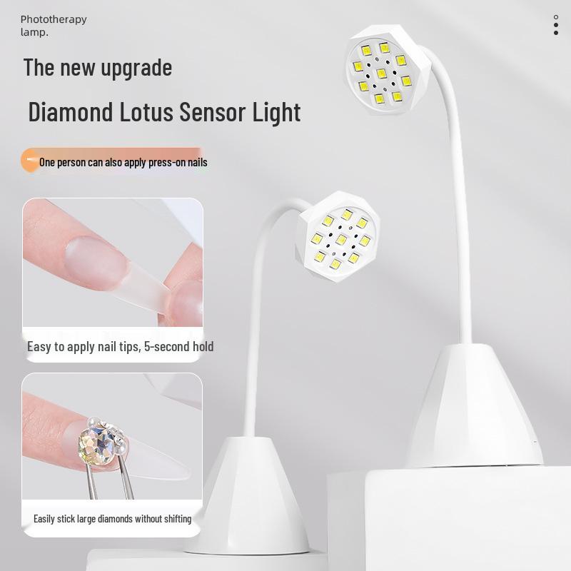 Intelligent Nail Phototherapy Lamp: Energy-Saving, Skin-Friendly, Compact for Salon and Home Use.
Intelligent Nail Phototherapy Lamp: Energy-Saving, Skin-Friendly, Compact for Salon and Home Use.