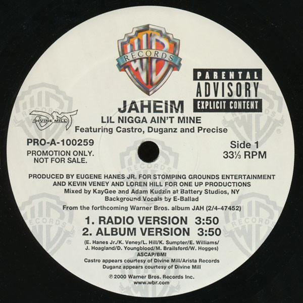 12-дюймовая пластинка JAHEIM, CASTRO, DUGANZ & MARCELLA P - Lil Nigga Ain t Mine PROA100259 Warner Bros. Ре 2000 Американский рэп и хип-хоп/R&B Б/У
12-дюймовая пластинка JAHEIM, CASTRO, DUGANZ & MARCELLA P - Lil Nigga Ain t Mine PROA100259 Warner Bros. Ре 2000 Американский рэп и хип-хоп/R&B Б/У
