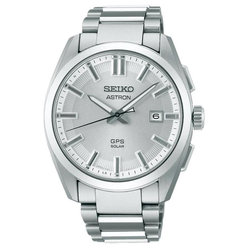 SEIKO Astron series 100 meters waterproof solar Quartz titanium strap 41mm men s watch silver dial SBXD031
SEIKO Astron series 100 meters waterproof solar Quartz titanium strap 41mm men s watch silver dial SBXD031